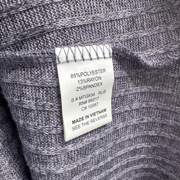 Women's Off-Shoulder purple Sweater - Picture 6 of 7